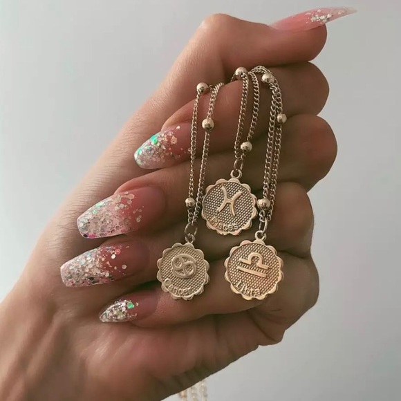 Pisces Zodiac Coin Necklace - Picture 7 of 8